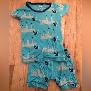 Kickee pants pj shortie set
